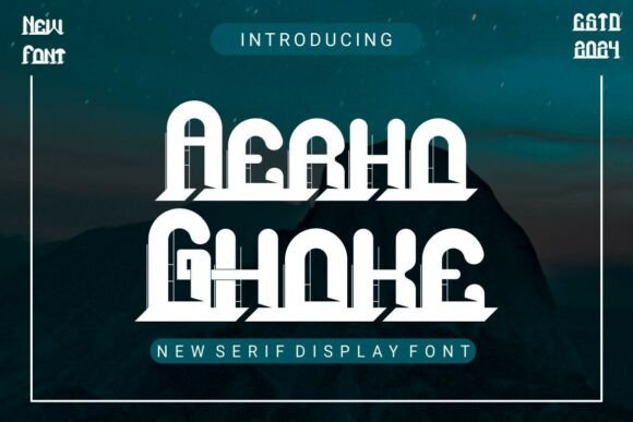 Aerho Ghoke Font for Bold Maker Branding