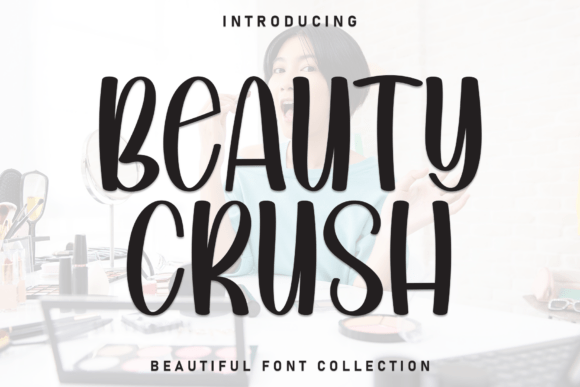Beauty Crush: A Playful Display Font for Web Design