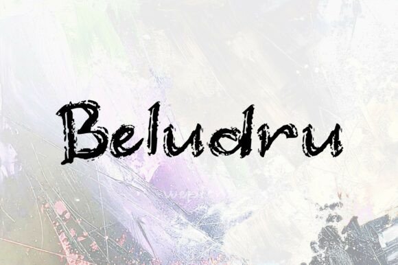 Beludru: The Bold Brush Font for Makers