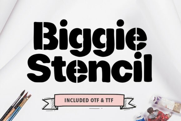 Biggie Stencil: The Bold Typeface for High-Impact Campaigns