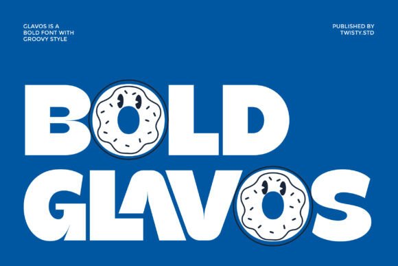 Bold Glavos: A Playful Display Font for Makers