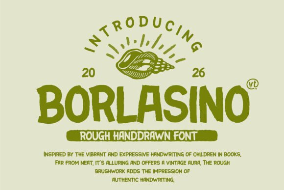Borlasino: A Handcrafted Brush Typeface for Editorial Impact