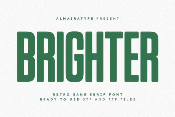 Brighter Font: Elevate Your Brand with Retro Style