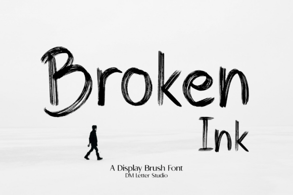 Broken Ink: A Bold Display Typeface for Makers