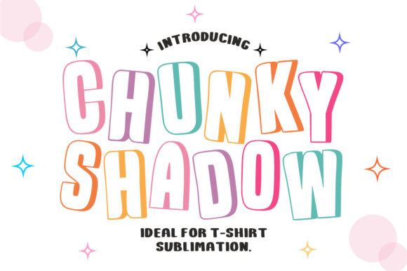 Chunky Shadow Typeface for Bold Campaigns