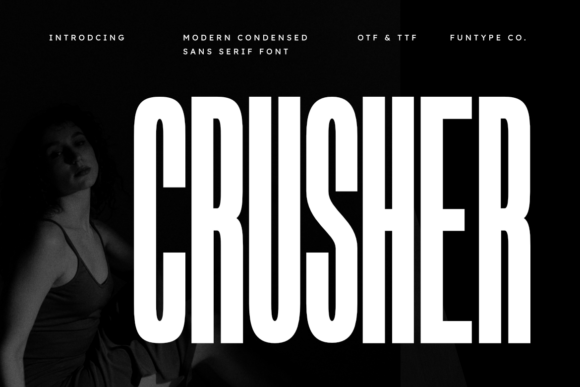 Crusher Font Review: Bold Condensed Typography