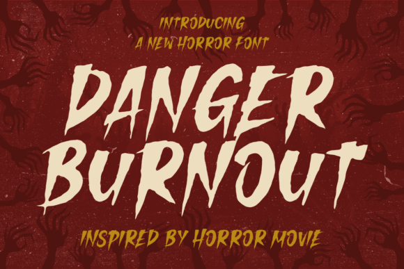 Danger Burnout Font for Bold Branding
