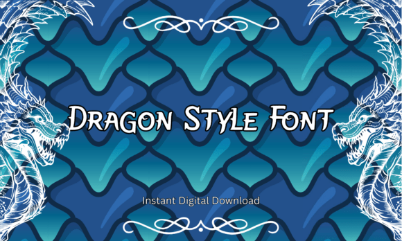 Dragon Style Font for Epic Digital Branding