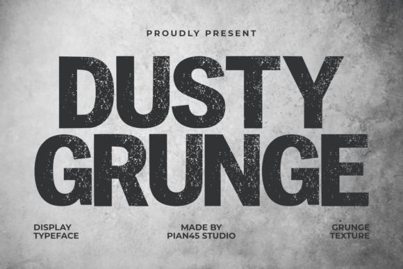 Dusty Grunge Font for Bold Web Design