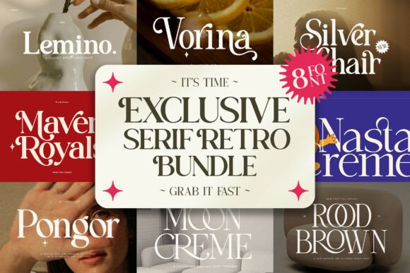 Exclusive Serif Retro Bundle for Branding