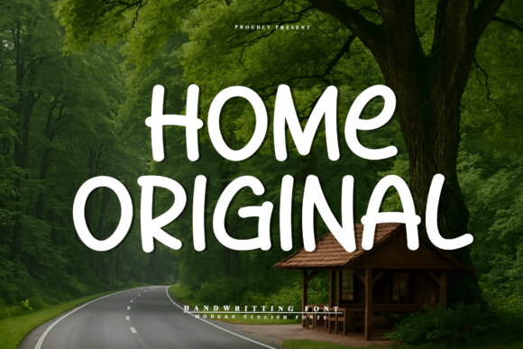 Home Original: A Graceful Display Font for Modern Branding