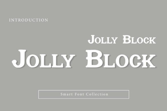 Jolly Block Font for Bold Craft Designs