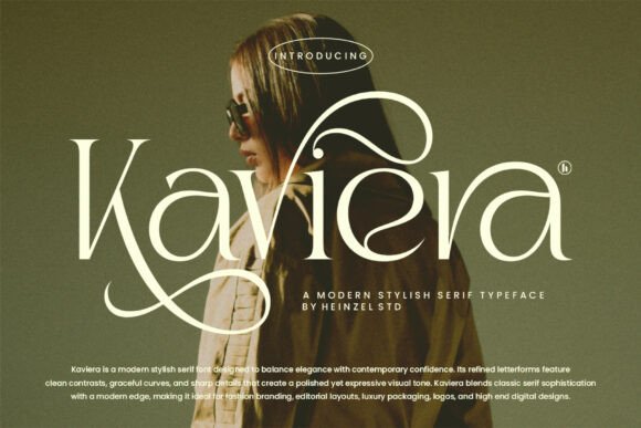 Kaviera: A Modern Serif Font for Professional Branding