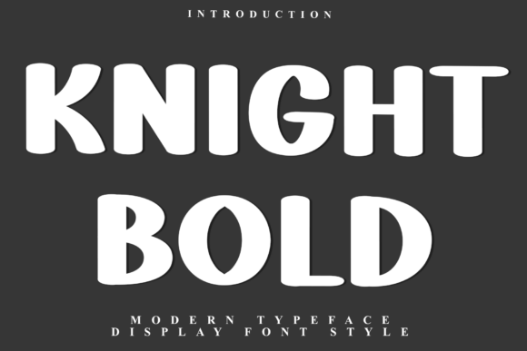 Knight Bold Typeface for Festive Branding