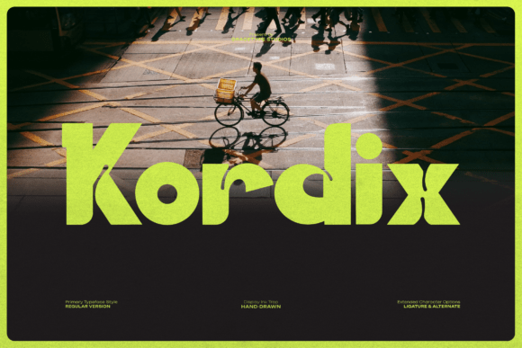 Kordix Typeface: Bold Display Fonts for Digital Impact