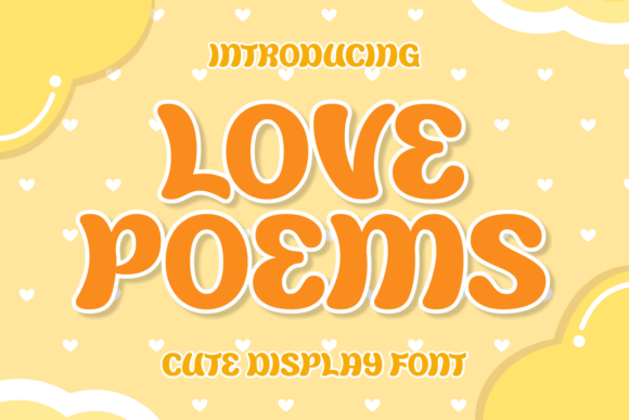 Love Poems: A Romantic Display Typeface for Editors