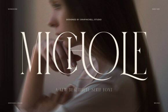 Michole Font: Elevating Campaign Visuals with Elegant Serif Typography