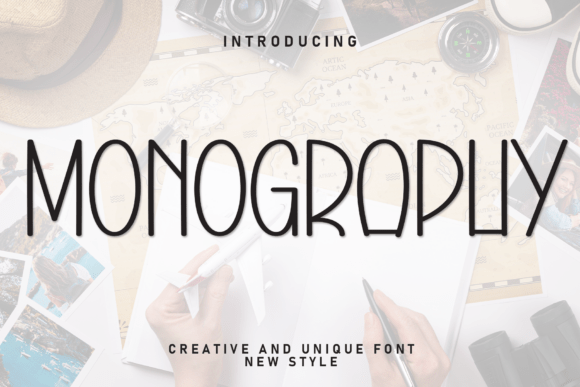Monography: A Handwritten Display Font for Makers