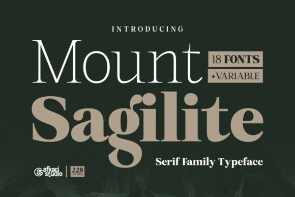 Mount Sagilite: A Modern Serif for Editorial Elegance