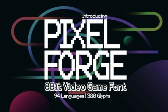 Pixel Forge: The Ultimate Retro Display Font for Modern Design