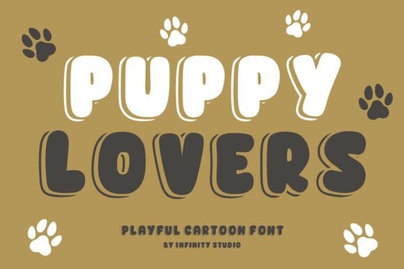 Puppy Lovers: A Playful Display Font for Makers