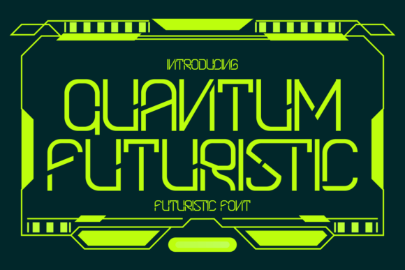 Quantum Futuristic Typeface for Modern Makers