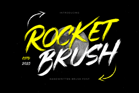 Rocket Brush: A Dynamic Handwritten Typeface