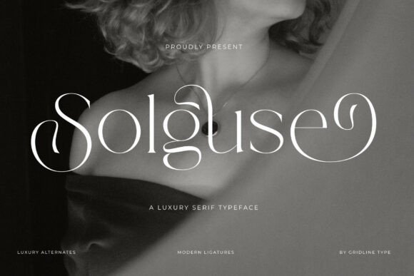Solguse: A Luxury Serif Typeface for Editorial Design