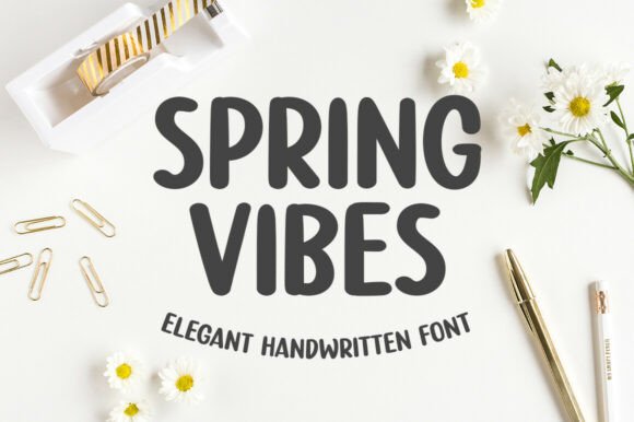 Spring Vibes: The Premium Brush Font for Bold Campaigns
