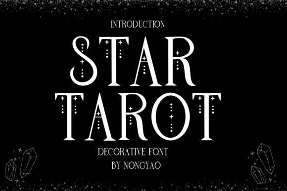 Star Tarot: A Decorative Font for Polished Branding