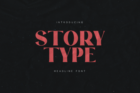 Story Type: A Bold Serif Font for Web Headlines