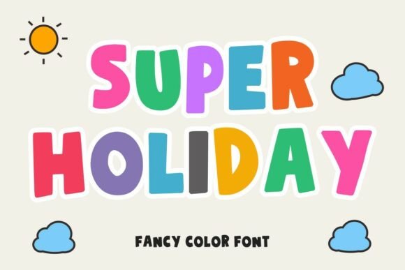 Super Holiday Font: Bold Display Type for Campaigns