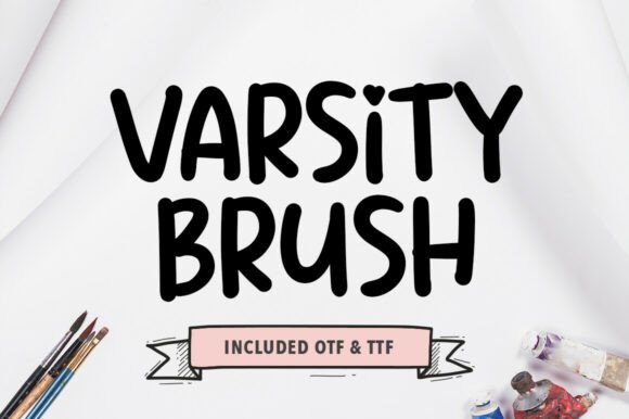 Varsity Brush: The Bold Handwritten Typeface for Campaigns