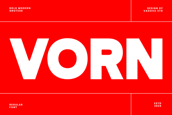 Vorn Font Review: Bold Impact for Modern Campaigns