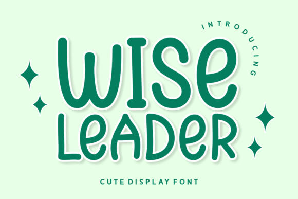 Wise Leader Typeface for Makers and Sellers