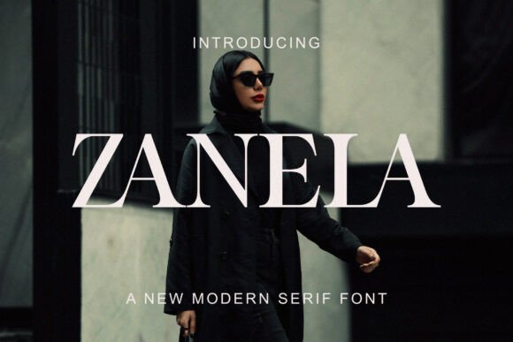Zanela: A Modern Serif Font for High-Fashion Crafts